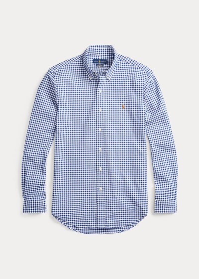 Polo Ralph Lauren Slim Fit Gingham Skjorter Herre Danmark (LDCPM4892)